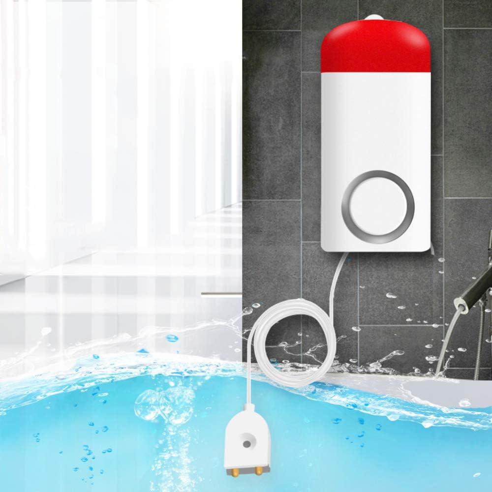 NUOLANDE Water Detector Leak Sensor, Flood Defence Bath Overflow Alarm