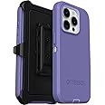 OtterBox iPhone 15 Pro (Only) - Defender Series Case - Mountain Majesty (Purple) - Screenless - Rugged & Durable - with Port Protection - Holster Clip Includes - Non-Retail Packaging