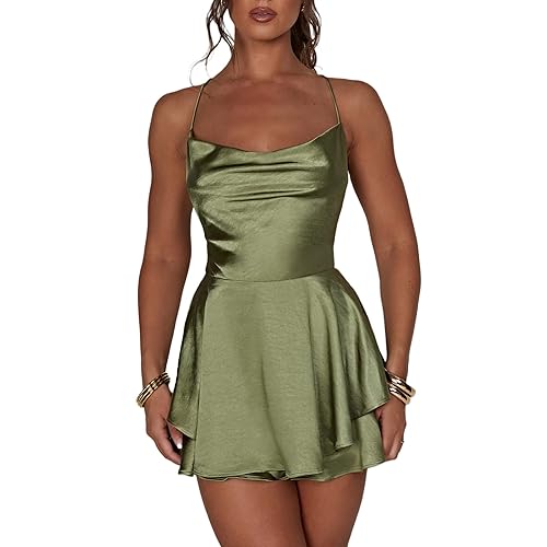Fanvereka Women Summer Y2k Tube Dress Strapless Off Shoulder Solid Color Ruched Flared Mini A-Line Dress Party Club (Romper Dress A Green,S) in Saudi Arabia | Whizz Dresses Fanvereka Women Summer Y2k Tube Dress Strapless Off Shoulder Solid Color Ruched Flared Mini A-Line Dress Party Club (Romper Dress A Green,S) in Saudi Arabia | Whizz Dresses