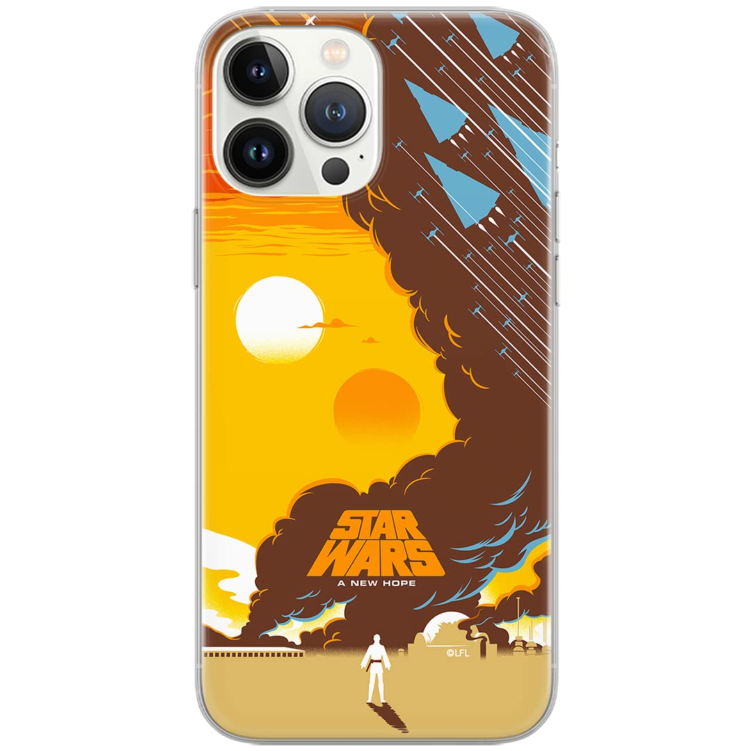ERT GROUP mobile phone case for iPhone 13 PRO MAX original and officially licensed Star Wars pattern 027 Multicolor optimally adapted to the shape of the mobile phone, case made of TPU