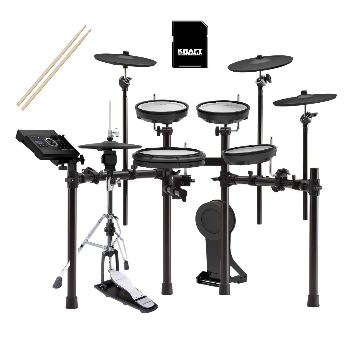 Roland Td17kvx V Drums Kit With Tama Hh605 Hi Hat Stand Kraft Music Sd Card And Sticks Buy Online In Samoa At Samoa Desertcart Com Productid 139229667