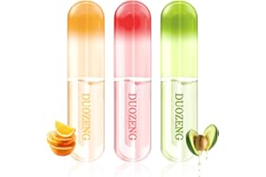 DuoZeng Lip Plumper Set,Lip Plumper Oil Gloss Moisturizing Lip Plumper Lip Care Serum,Hydrating Plump Gloss Reduce Fine Lines,Lip Plumper for Day & Night Use Set C（3Pcs）