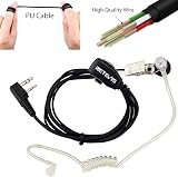 Retevis Two Wire Covert Acoustic Tube Earpiece 2 Pin for RT24 RT27 RT668 BF-888S view 6