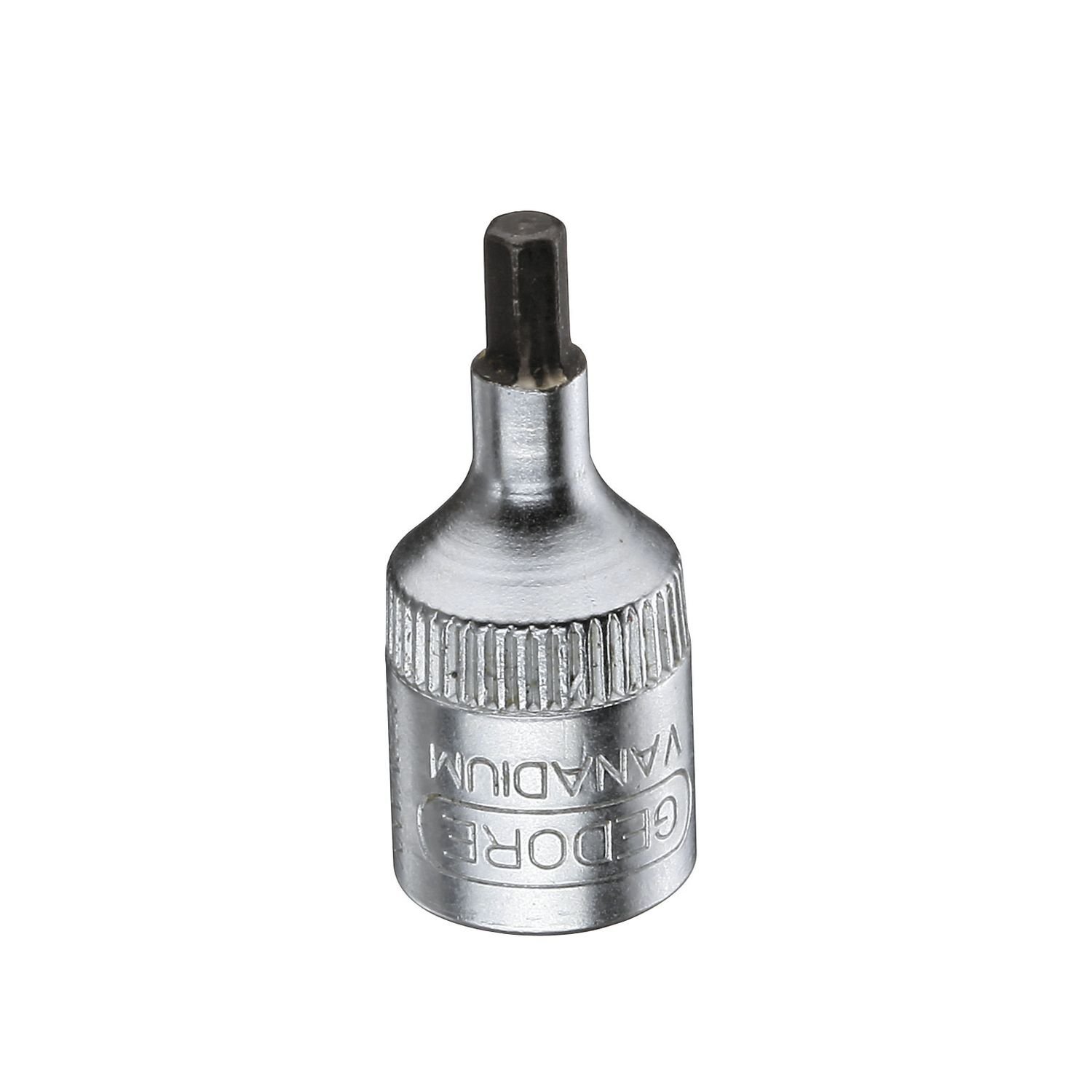 Gedore IN204 1/4 4 x 28 mm 6 Hex Screws Screwdriver Bit Socket - Silver
