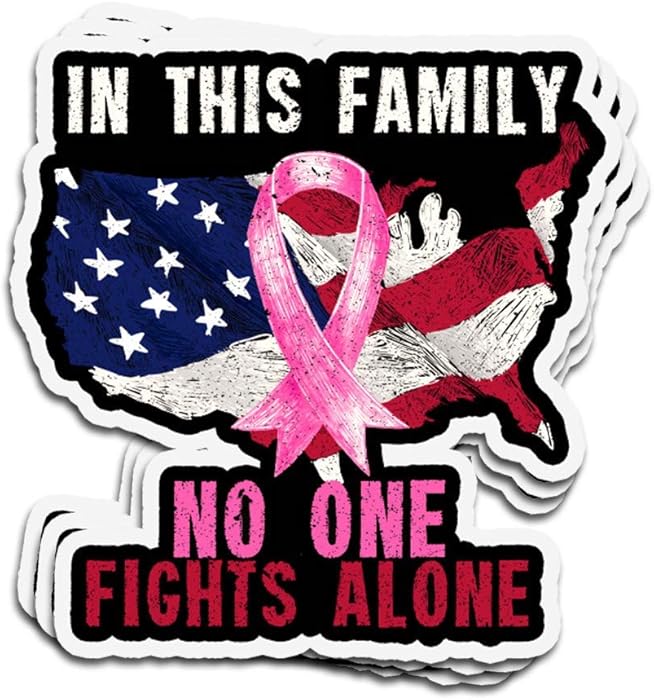 Top 9 No One Fights Alone Laptop Sticker