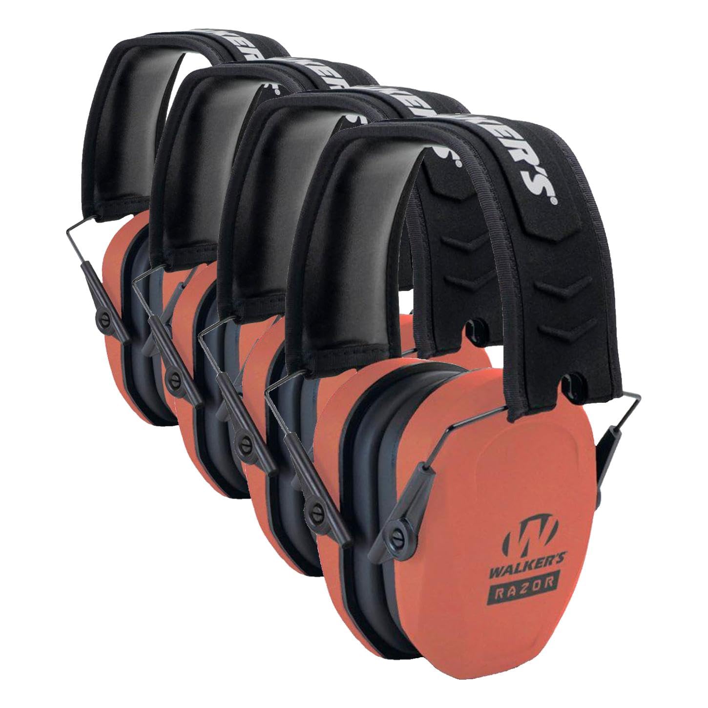 Walker's Earmuffs, Slim Passive-Coral, One-Size (Pack of 4) Image
