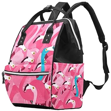 flamingo diaper bag