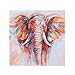 50 50cm HD Printed Frameless Elephant Head Canvas Painting Wall Art Pictures Decor for Home Living Room Bedroom