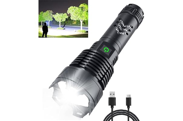 20000LM Telescopic Focus COB Light Flashlight Mini Aluminum Flashlight JL