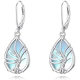 PARYFO Tree of Life Earrings 925 Sterling Silver Hypoallergenic Earrings Tree of Life Jewelry Gifts for Women Daughter Girlfriend Sister Wife Mother
