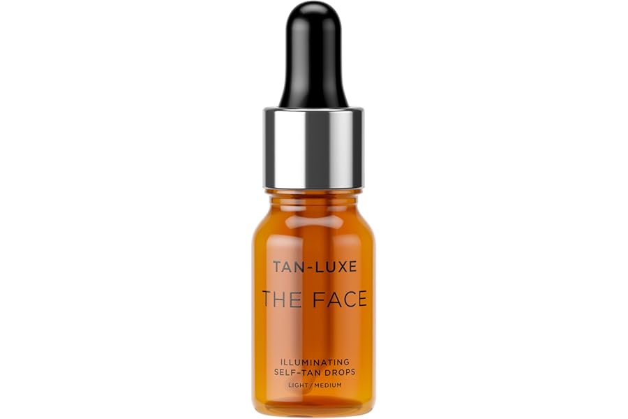 TAN-LUXE The Face – Illuminating Self-Tan Drops to Create Your Own Self Tanner, Cruelty & Toxin Free
