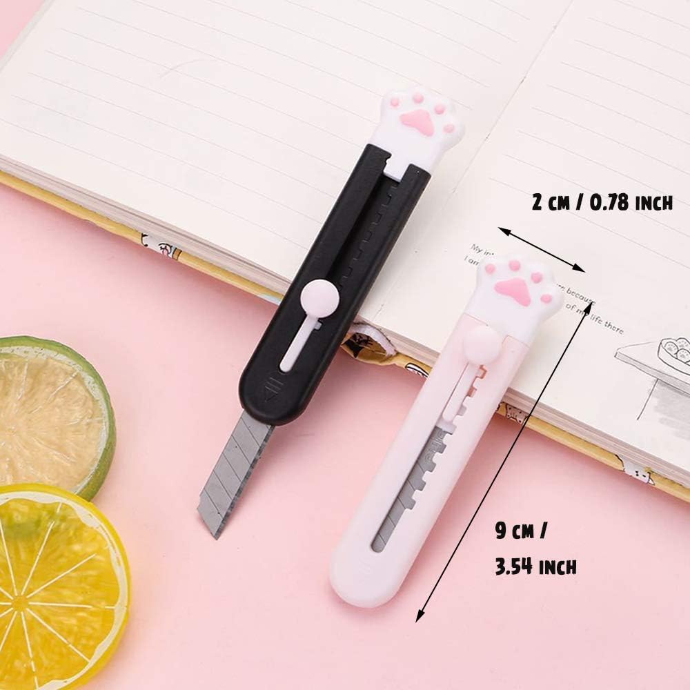 12Pcs Box Cutter Letter Opener，Portable Retractable Utility Knife ...