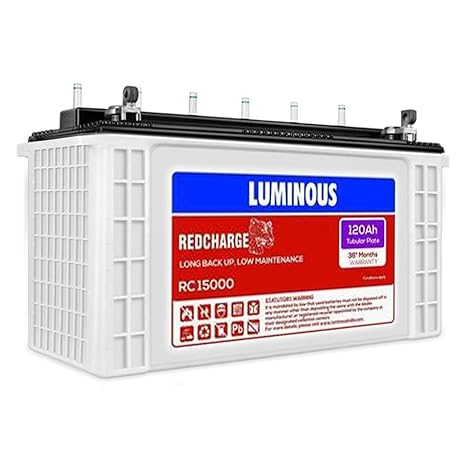 Luminous RC 15000Tubular 120AH Battery