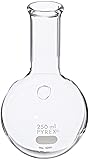 Pyrex Borosilicate Glass Long Neck Round Bottom