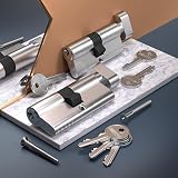 Bwintech 70mm Nickel Euro Cylinder Lock 35T/35 Thumbturn 3 Keys Anti-Pick view 7