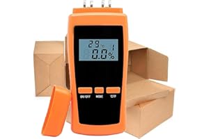 Paper Moisture Meter Tester, High Precision Paper Carton Moisture Meter, 0.1~100% RH Paper Moisture Tester, 0.5s Measurement 