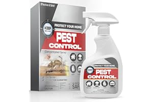 KQCWKH Pest Control Spray, Mice Repellent, Mouse Repellant Indoor, Extra-Strength Peppermint to Repel Rat, Ant, Roach, Mosquito,Moth and More, RV Rat Repellent Indoor and Outdoor, Mice Control-1P