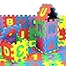 36 pcs 12x12cm/piece Alphabet Letters Puzzles EVA Foam Mat Math Numbers Counting Educational Toys Floor Tiles Camping Blanket For Childrens Baby Palying IQ Brain Teaser
