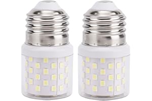 2pcs Refrigerator Light Bulb Replacement for KEI D34L, AC 100-265V 3.5W LED Fridge Light Bulbs for Frigidaire KEL 3418L Repla