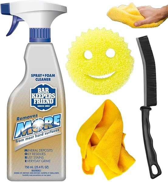 BAR KEEPERS FRIEND SPRAY+FOAM CLEANER 750ML