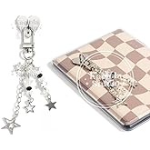 Kaciola Charms for E-reader, Cute Phone Charm Chains Bracelets Accessories for Readers Booklovers Women Men, Charms Compatible for E-Reader/Phone/Paper White (C01-C05)