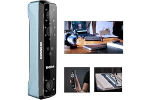 GO3DPRO Shining3D [Einstar Handheld 3D Scanner] Built-in RGB Color Camera Full Color Scan, 14 Fps Scanning Speed with Scanning Software for 3D Printing, Healthcare, Art, Digital Archiving