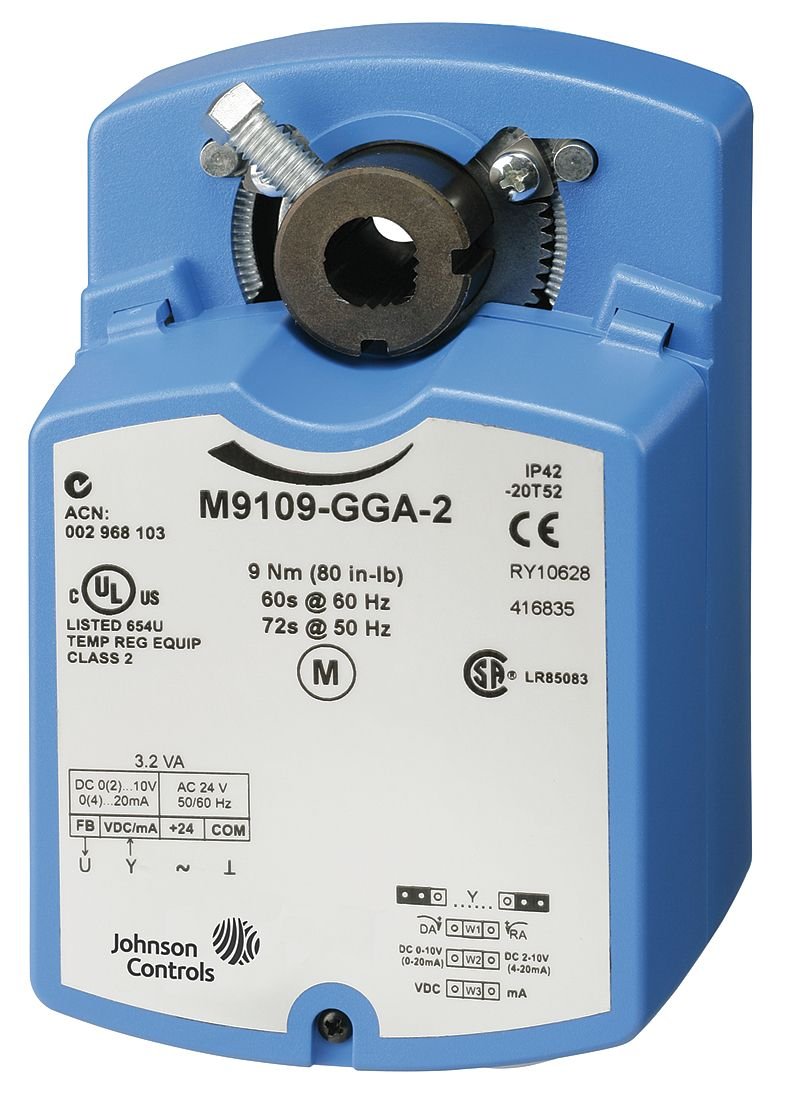 M9109GGA4 80 Torque Proportional Actuator Johnson Controls Terminal