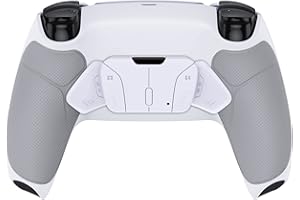 eXtremeRate Gray Rubberized Grip Programable RISE4 Remap Kit for PS5 Controller BDM-030 040 050, Upgrade Board & Redesigned W