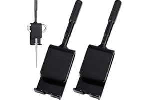 Leriton 2 Pcs Ice Anchor Drill Install Adapter Ice Anchor Tool Stake Drill Adapter Ground Auger Adapter Shaft for Setting up Shanty Winter Fishing Shelter Tent Insert Sewing Accessories