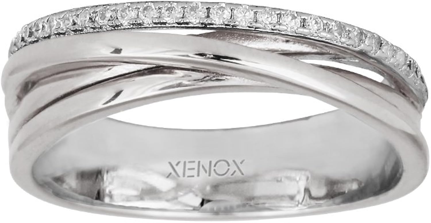 XENOX Orecchini In Argento 925 Con Zirconia - Modello Xs3737 - Eleganti E Brillanti