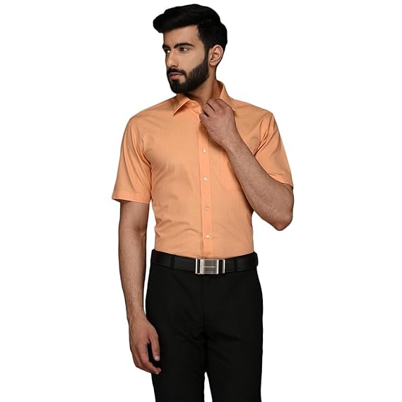 light orange formal shirt