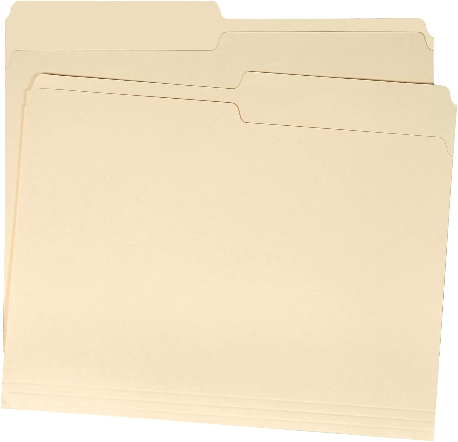 Basics File Folders - 1/2 Tab, Manila, Letter Size, 36-Pack : Office Products