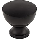 Top Knobs M1120 Dakota Collection 1-1/4" Bergen Knob, Flat Black