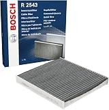 Bosch R2543 Activated Carbon Cabin Filter For Cleaner Air Pollen Dust