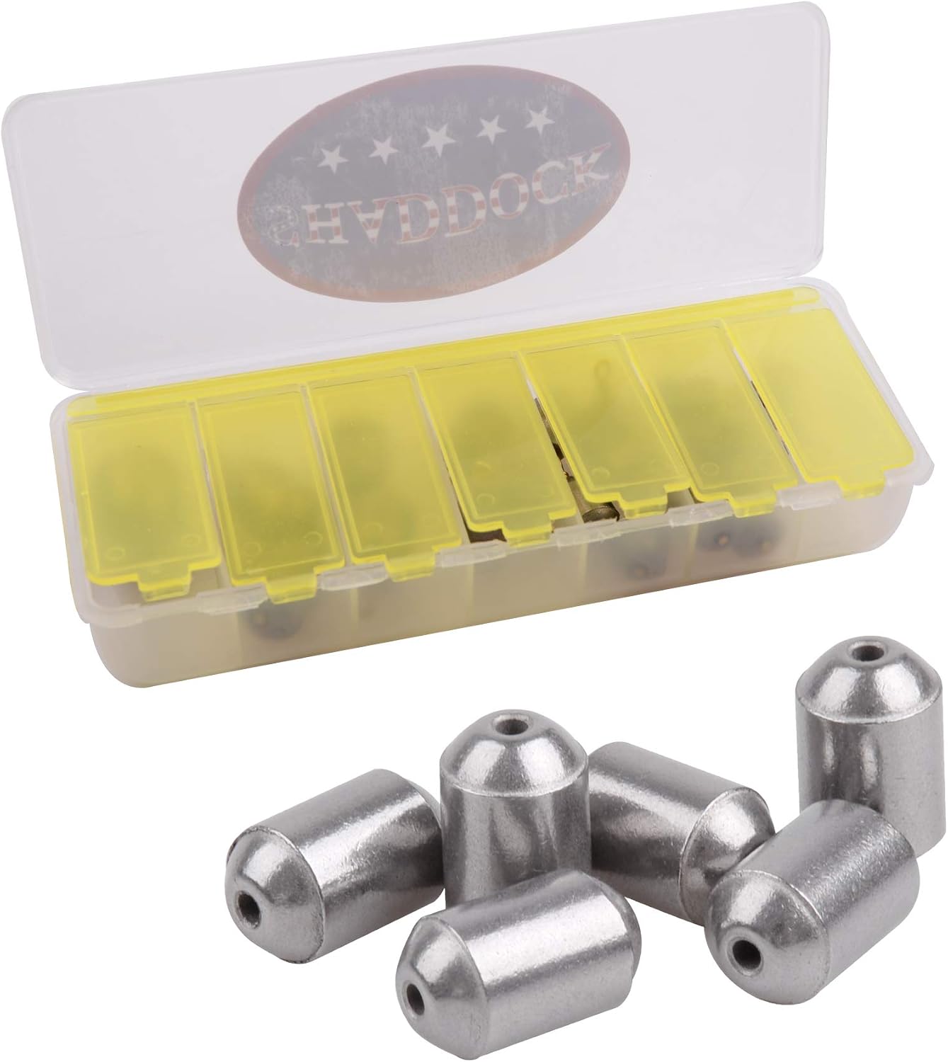 Fishing Sinker Weights Assorted Kit 42pcs Iron Weights Bass Casting Carp Weights Sea Fishing Weights Fishing Tackle for Saltwater Freshwater