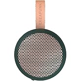 KREAFUNK aGO2 Portable Bluetooth Speaker, Green, Water Resistant (IPX5), Up to 25 Hours of Wireless Play, Voice Assistant, Stereo Sound, Wireless Speaker for iPhone, Android, and More