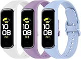 AMCC 3 Pack Straps for Samsung Galaxy Fit 2 Women Men Soft Silicone Sport