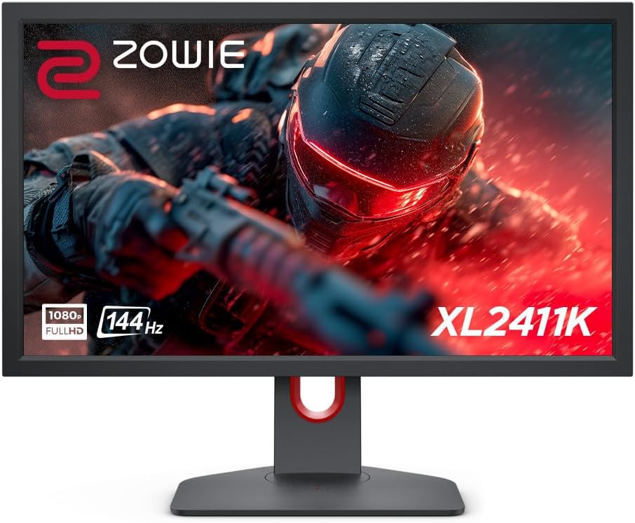 BenQ ZOWIE XL2411K 24" Gaming Monitor 144Hz 1080p TN 120fps PS5 Xbox DyAc