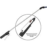 Jacto Backpack Sprayer Replacement Stainless Wand Assembly with Trigger Valve
