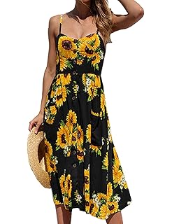 boho sunflower dress