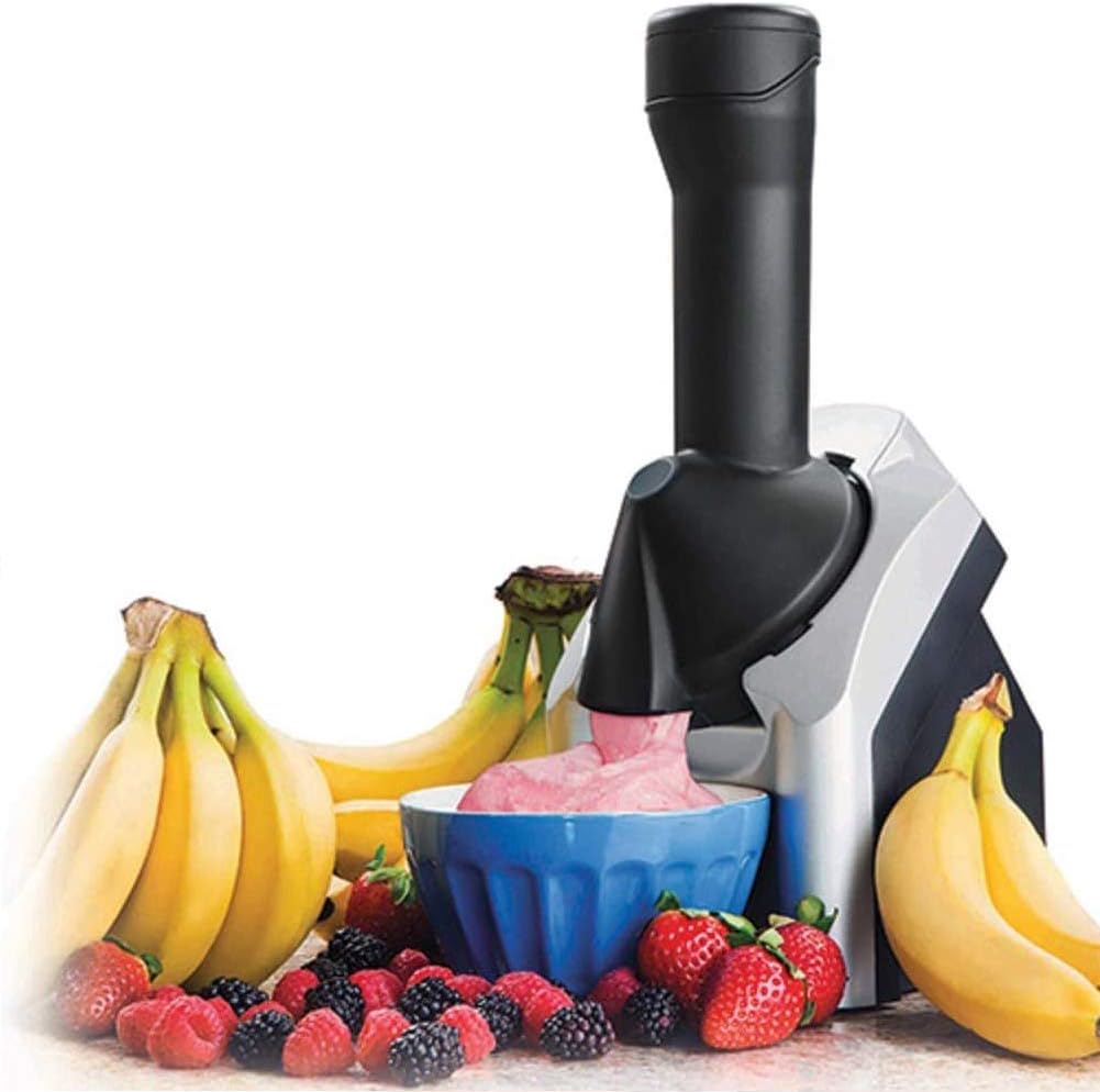 UPANV Frozen Yogurt Machine Ice Cream Sorbet Sorbet, Electronic Ice Cream Maker, Portable, Household Use, with Countdown Timer, for Frozen Fruit Dessert
