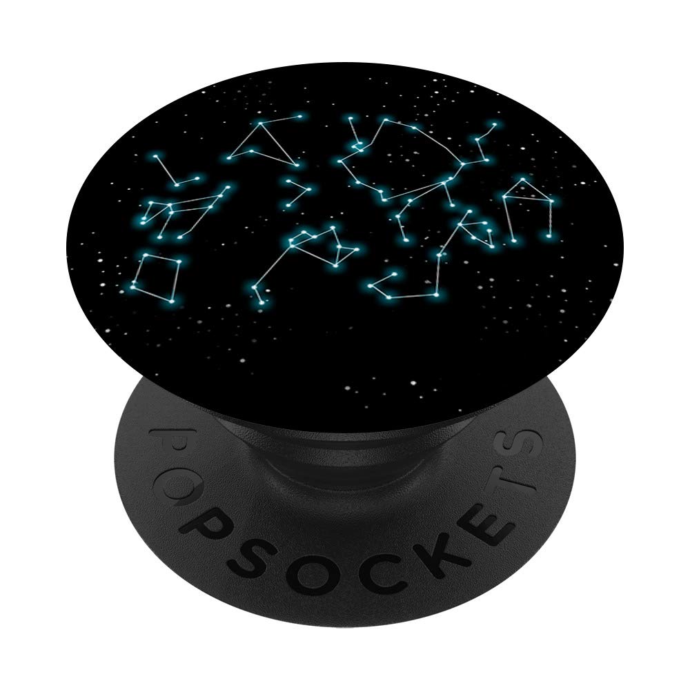 Constellation Star Formation Cool Night Sky Star Lover Gift PopSockets PopGrip: Swappable Grip for Phones & Tablets