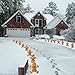 Victory Store Yard Sign Outdoor Lawn Decorations: Gingerbread People Pathway Markers Set of 16 (Not Lighted), Includes 2 Stakes Per Marker 12436