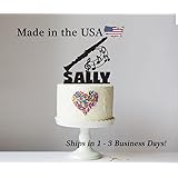 Clarinet Cake Topper with Keepsake Base, Music, Treble Clef, Woodwind, Musician, Band Party, Musical Instrument, Personalized Cake Topper, Keepsake