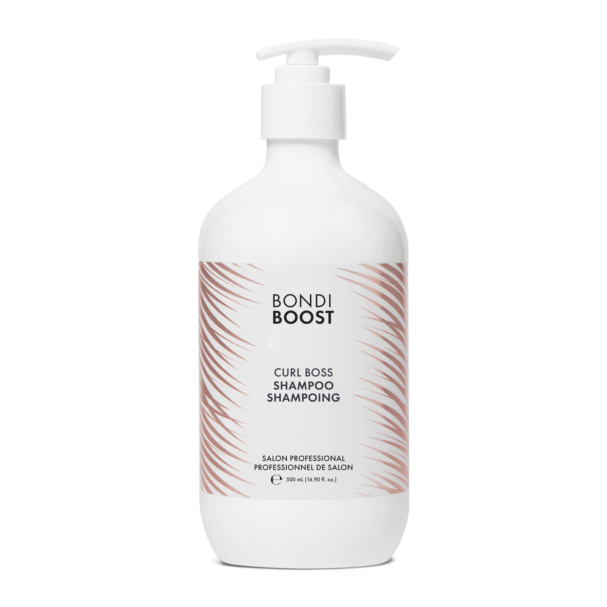 BondiBoost Curl Boss Defining Shampoo - Low Lather, Sulphate-Free Formula with Quinoa, vegetable squalane (Sugarcane) & Sunflower Seed Oil for Hydrated, Frizz-Free Curls - Vegan & Cruelty-Free, 300ml