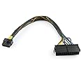 E-outstanding 24 Pin to 10 Pin ATX PSU Main Power Adapter Cable PC Power Supply Upgrade Manually Convert for PCs 30cm
