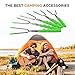 Marshmallow Roasting Sticks - 34 Inch Long Extendable Telescoping Smores Skewers & Hot Dog Forks – Safe for Kids - Great for Fire Pit Camping BBQ Campfire Accessories - Set of 5