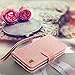 Galaxy S8 Case, Samsung Galaxy S8 Case, BENTOBEN Galaxy S8 Wallet Case Glitter Faux Leather Flip Credit Card Holder Wristlet Shockproof Protective Case for Samsung Galaxy S8 2017 (5.8 Inch), Rose Gold