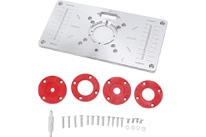 Router Table Insert Plate Aluminum Router Plate Woodworking Table Top Insert Mounting Plate Wood Tools Trimming Milling Machi