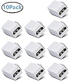 HDMI Keystone Jack,IQIAN 10 Pack Female to Female Coupler Snap-in Insert Connectors Adapter for Wall Plate - White